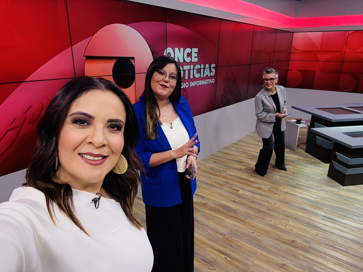 Lety Carbajal Arellano (@carelety) on Twitter photo Ya estamos al aire en <a href="/OnceNoticiasTV/">Once Noticias</a>. Los esperamos <a href="/campechita/">Saraí Campech</a> <a href="/akarenbg/">Karen Ballesteros</a> <a href="/eli_gomeg/">Itzel Gómez</a> <a href="/IsmaelMarcelo_D/">Ismael Marcelo</a> <a href="/Nahomi_Rod11/">Nahomi Rodriguez</a> Ya estamos al aire en <a href="/OnceNoticiasTV/">Once Noticias</a>. Los esperamos <a href="/campechita/">Saraí Campech</a> <a href="/akarenbg/">Karen Ballesteros</a> <a href="/eli_gomeg/">Itzel Gómez</a> <a href="/IsmaelMarcelo_D/">Ismael Marcelo</a> <a href="/Nahomi_Rod11/">Nahomi Rodriguez</a>