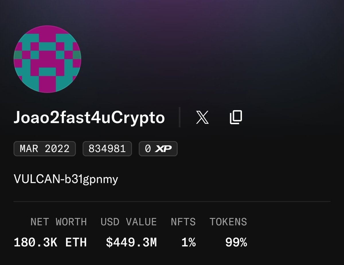 PiratesDidSail's tweet photo. Show me what's your @opensea wallet net worth
#NFTOG #Ethereum #EthereumMaxi https://t.co/E05Mt42Pkf