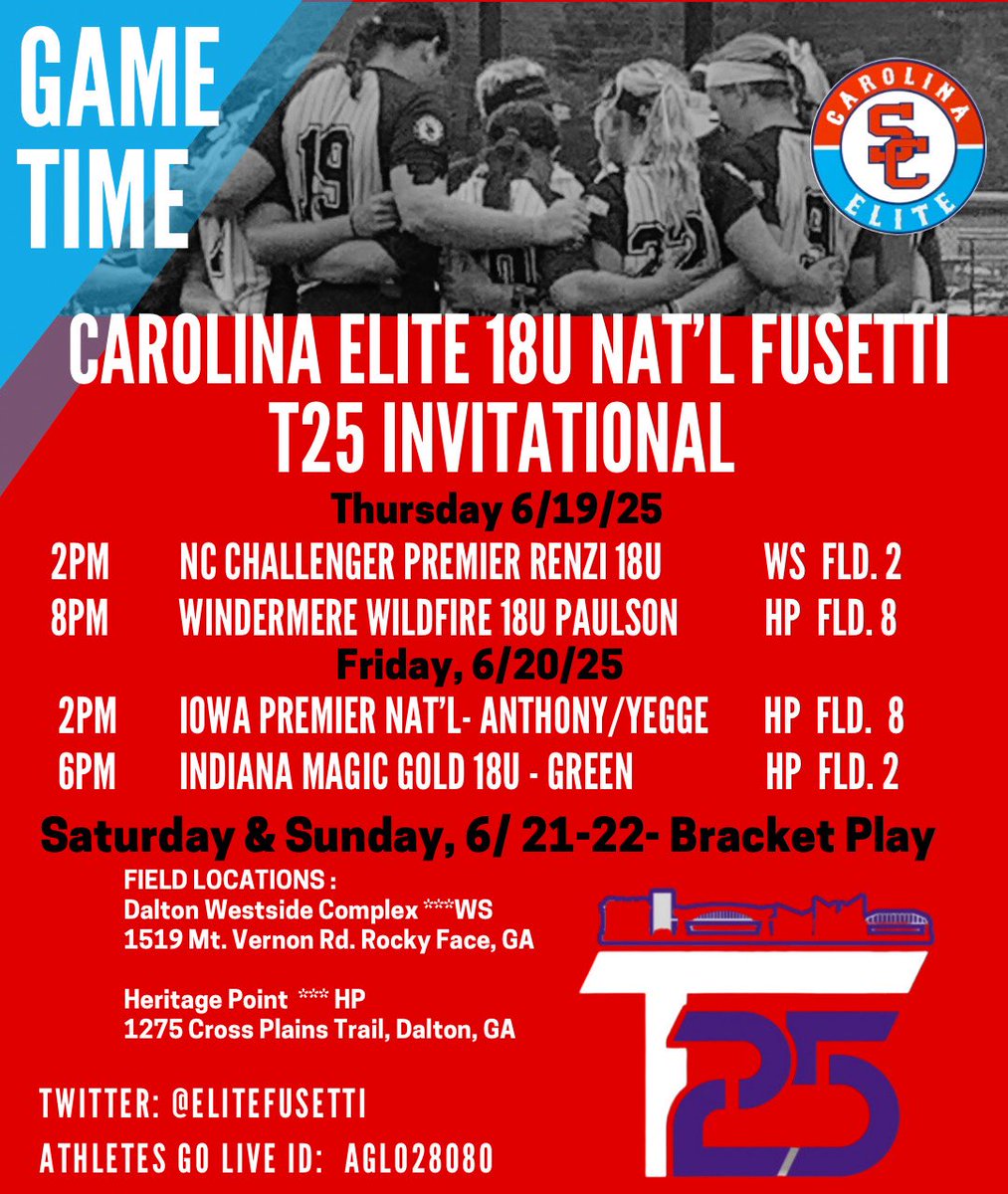 Landri Nelson 2026 (@nelsonlandri) on Twitter photo Come watch my teammates, so many great athletes!
<a href="/EliteFusetti/">Carolina Elite SC Natāl - Fusetti</a> <a href="/UNCGSoftball/">UNCG Softball</a> <a href="/coachbreneman/">Janelle Breneman</a> <a href="/Brynne_Dordel/">Brynne Dordel</a> <a href="/allydavis09/">Ally Davis</a> <a href="/jojo_hyatt/">Jo Hyatt</a> Come watch my teammates, so many great athletes!
<a href="/EliteFusetti/">Carolina Elite SC Natāl - Fusetti</a> <a href="/UNCGSoftball/">UNCG Softball</a> <a href="/coachbreneman/">Janelle Breneman</a> <a href="/Brynne_Dordel/">Brynne Dordel</a> <a href="/allydavis09/">Ally Davis</a> <a href="/jojo_hyatt/">Jo Hyatt</a>