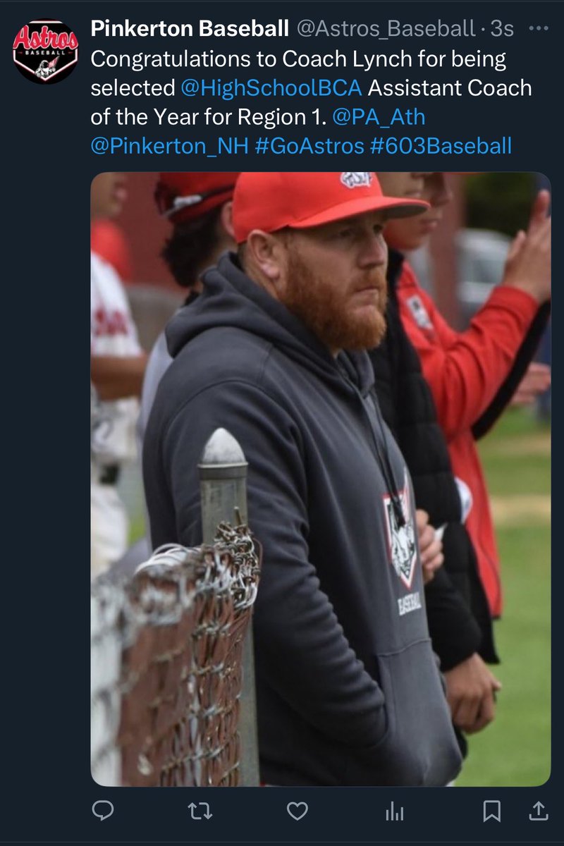 Congrats to a great assistant coach!