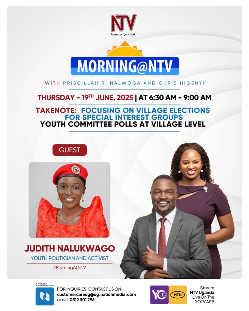 Tomorrow morning we are here.

Let’s tune in to NTV at 7:30am as we discuss the special interest group elections🥳