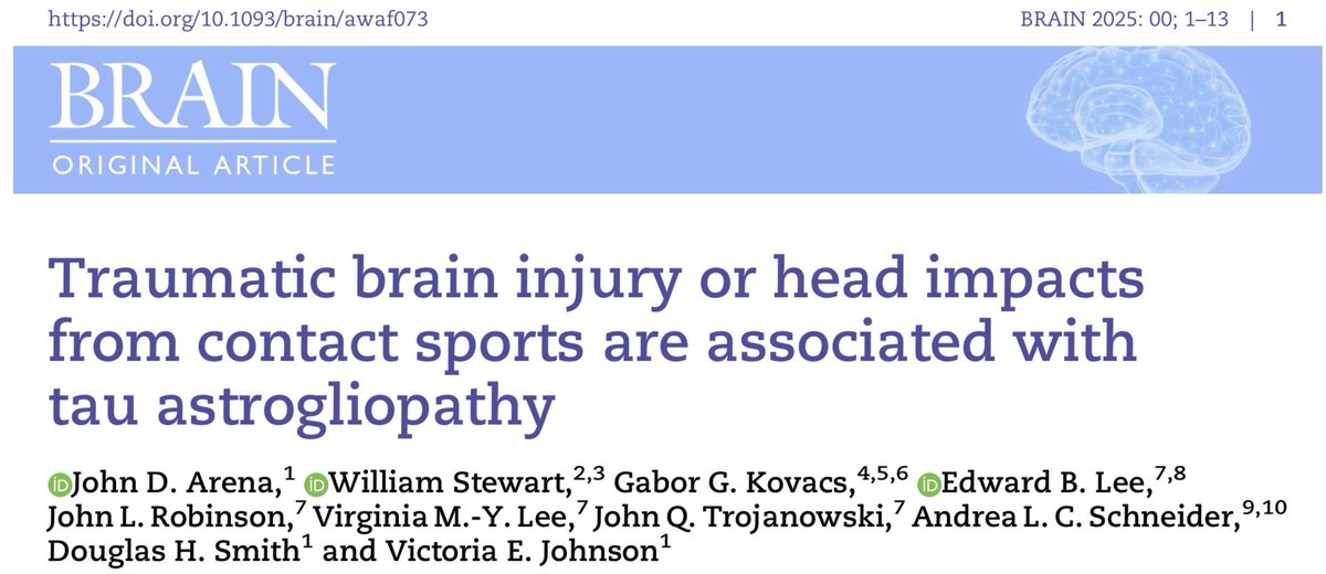 John D. Arena, MD (@johndarenamd) on Twitter photo It was a privilege to share some of our recent work at #NNS2025 investigating the long-term neuropathological consequences of #TBI. More to the story than #CTE.
<a href="/Neurotrauma/">NeurotraumaSociety</a> <a href="/PennNSG/">Penn Neurosurgery</a> <a href="/WillStewNeuro/">Dr Willie Stewart</a> <a href="/connectTBI/">CONNECT-TBI</a> It was a privilege to share some of our recent work at #NNS2025 investigating the long-term neuropathological consequences of #TBI. More to the story than #CTE.
<a href="/Neurotrauma/">NeurotraumaSociety</a> <a href="/PennNSG/">Penn Neurosurgery</a> <a href="/WillStewNeuro/">Dr Willie Stewart</a> <a href="/connectTBI/">CONNECT-TBI</a>