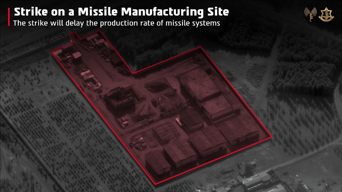 ⭕️ 60 IAF Jets Strike 20+ Military Targets in Tehran

The IDF struck key nuclear and missile sites across Tehran, including:
- Uranium enrichment &amp; centrifuge sites
- Missile &amp; air defense production facilities
- Nuclear weapons R&amp;D centers

These sites fuel Iran’s weapons