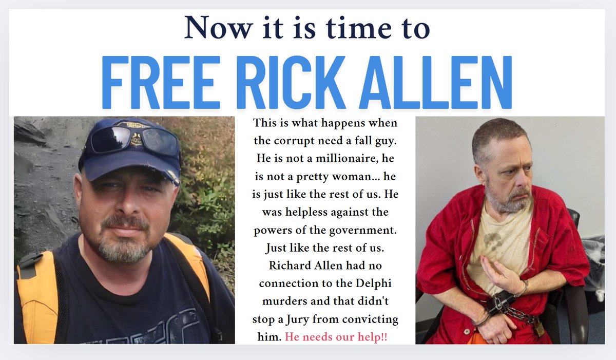 larart10000's tweet image. rickallenjustice.com/who-is-rick-al…
#FreeRickAllen #FreeRichardAllen #ConstitutionalRights