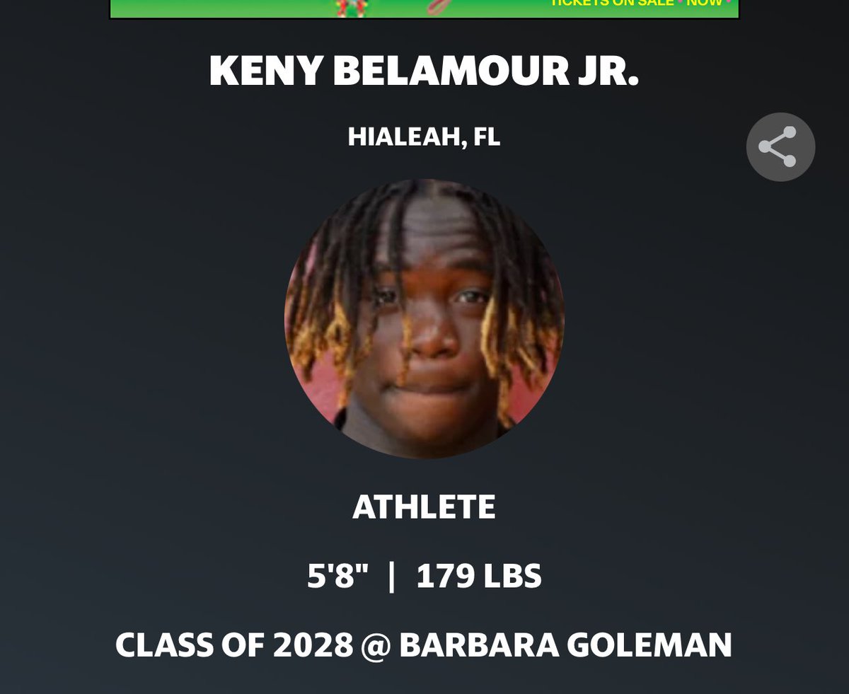 QueenNikki06's tweet image. Keny “Kj” Belamour Jr. C/O 2028 ATH (Very explosive)
IG: motionboi7
@KjBelamourjr
Hudl: hudl.com/v/2QdaV2
Please…… Can you all go follow my baby boy. Time for the world to be put on notice 💪🏾
It only takes one🙏🏾