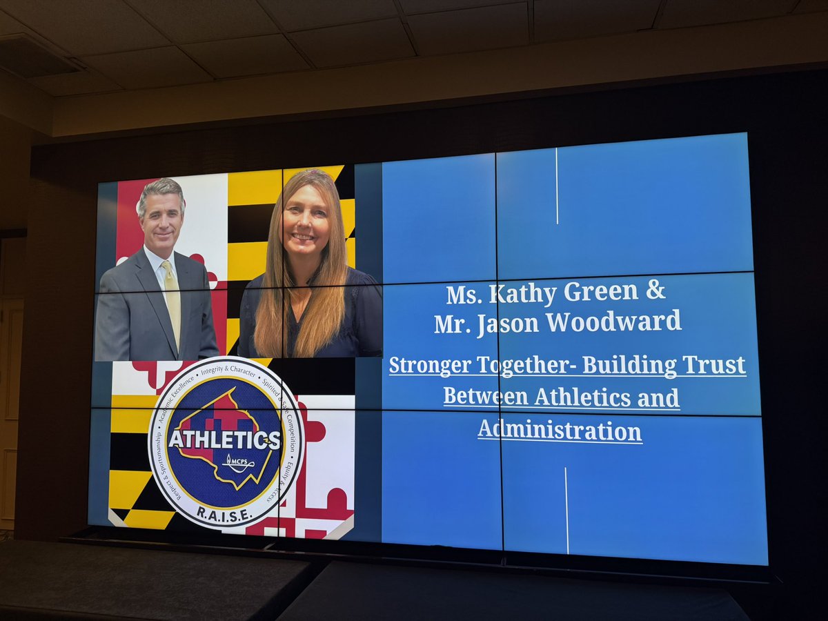 Jeff Sullivan (@mcpsad) on Twitter photo Kathy Green, Outreach & Development Coordinator, and Jason Woodward, <a href="/WarriorResults/">Sherwood Athletics</a> Athletic Director, teamed up for a presentation at the <a href="/MCAAPMD/">MCAAP</a> Conference-Stronger Together: Building Trust Between Athletics and Administration! Outstanding job! #WeRAISE <a href="/MCPSAthletics/">MCPS Athletics</a> Kathy Green, Outreach & Development Coordinator, and Jason Woodward, <a href="/WarriorResults/">Sherwood Athletics</a> Athletic Director, teamed up for a presentation at the <a href="/MCAAPMD/">MCAAP</a> Conference-Stronger Together: Building Trust Between Athletics and Administration! Outstanding job! #WeRAISE <a href="/MCPSAthletics/">MCPS Athletics</a>
