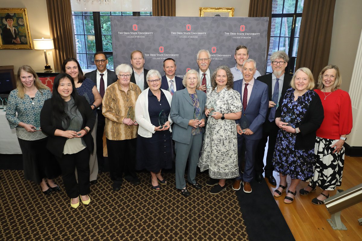 Monday night, we celebrated @ohiostatemed's Dean’s Academy of Educators! The academy enhances our education mission by fostering a collaborative, innovative environment, and aspires to be a premier educational resource at @ohiostate. Congratulations to our inaugural cohort!