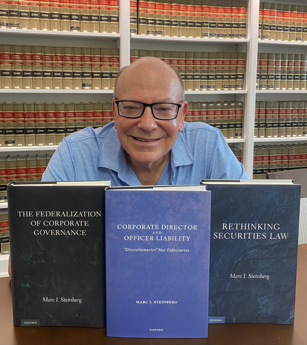 SMULawSchool's tweet image. Professor Marc Steinberg's new book, Corporate Director and Officer Liability: 'Discretionaries' Not Fiduciaries, was published last week.
The book challenges a deeply ingrained principle in corporate governance: that corporate directors and officers are fiduciaries. Published…