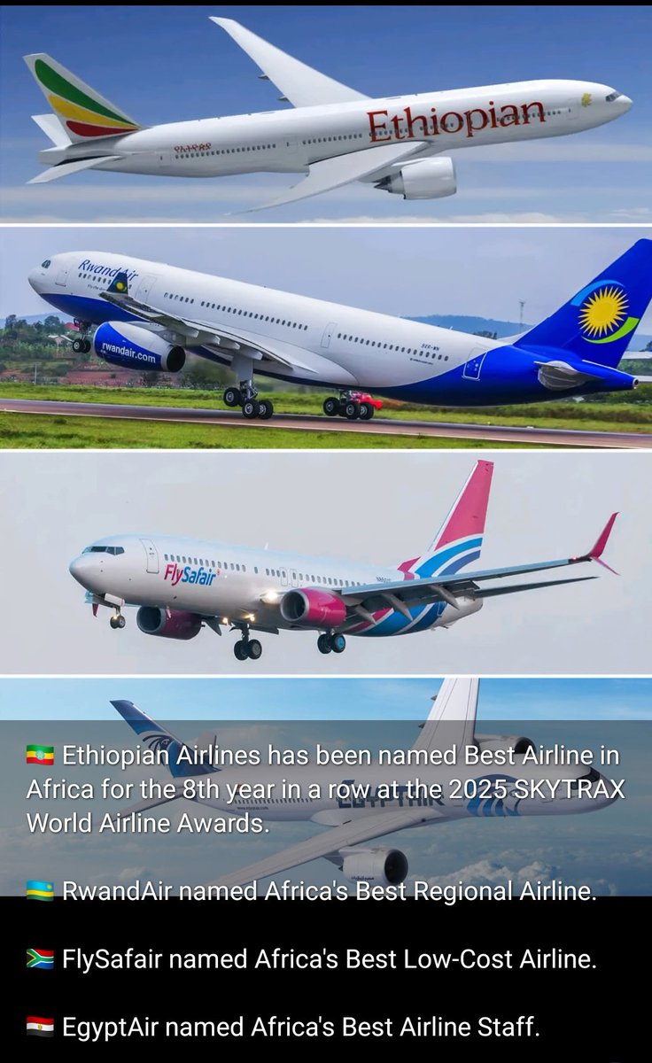 Congratulations <a href="/FlyRwandAir/">RwandAir</a> 

From the #heartofAfrica