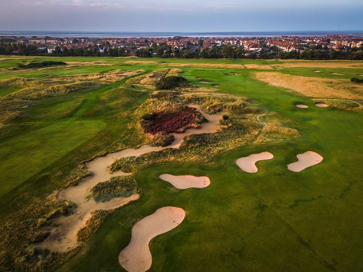 June 1926-“The greatest golfing prize has been won by the greatest golfer”. J.H. Taylor after the Open Championship victory of R.T. (Bobby) Jones at Royal Lytham.
A view of the shot Jones would face on the 17th Hole. A forced carry, from sand, over broken ground, to the target.
