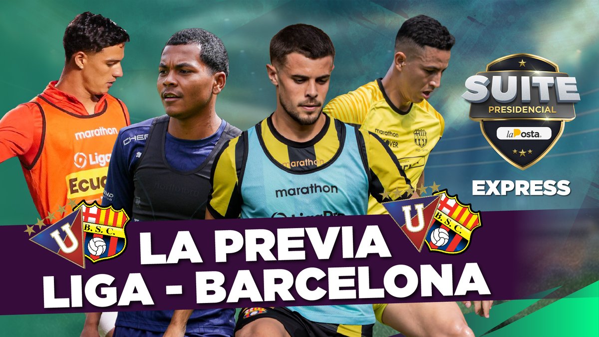 Federación Postera (@fedepostera) on Twitter photo ¡Arrancamos #SuiteExpress! ¡Es hoy, es hoy, es hoy! LDU y BSC por fin se verán las caras este 2025. Los albos llegan con mucho favoritismo este partido y los canarios quieren conservar su posición el la tabla. ¿Quién se le llevará los 3 puntos?
<a href="/joacosaavedraq/">Joaquín Saavedra</a> <a href="/mabeldominique5/">Mabel Dominique Basantes</a> ¡Arrancamos #SuiteExpress! ¡Es hoy, es hoy, es hoy! LDU y BSC por fin se verán las caras este 2025. Los albos llegan con mucho favoritismo este partido y los canarios quieren conservar su posición el la tabla. ¿Quién se le llevará los 3 puntos?
<a href="/joacosaavedraq/">Joaquín Saavedra</a> <a href="/mabeldominique5/">Mabel Dominique Basantes</a>