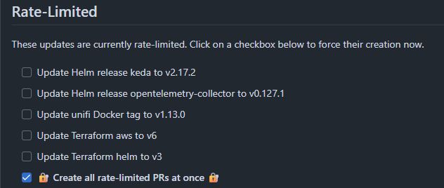 To night is going to be interesting for infrastructure updates: