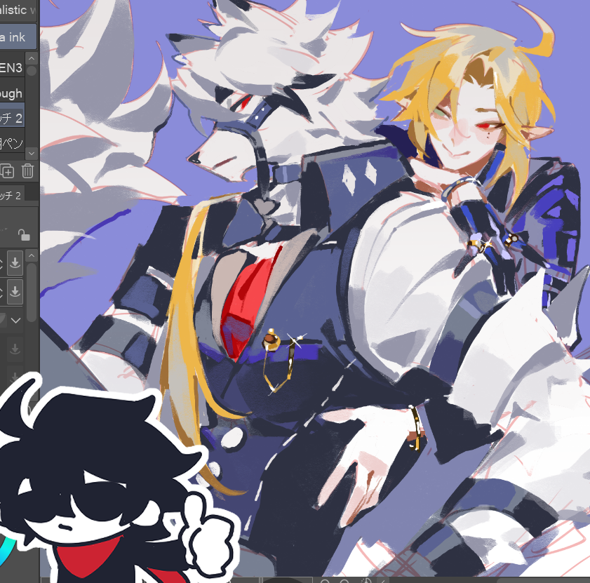 🐺🩸            😎👍