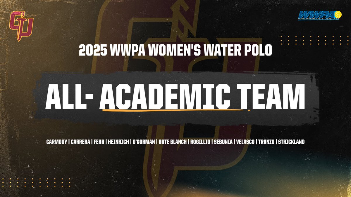Congratulations to eleven Gannon women's water polo standouts, who were named to the 2025 WWPA All-Academic Team! ⬇️