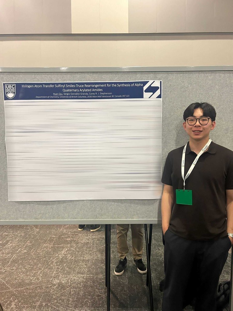 Stephenson Group (@stephenson_lab) on Twitter photo Thank you to all those who came out see our posters at CSC! Stay tuned for more exciting chemistry! #csc2025 <a href="/CIC_ChemInst/">Chemical Institute of Canada</a> Thank you to all those who came out see our posters at CSC! Stay tuned for more exciting chemistry! #csc2025 <a href="/CIC_ChemInst/">Chemical Institute of Canada</a>