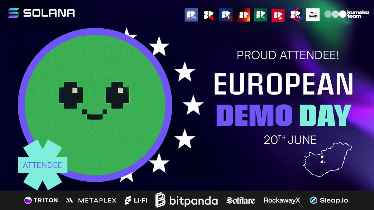 JumpingSpyder (@jumpingspyd3r) on Twitter photo Excited to represent <a href="/SuperteamBLKN/">Superteam Balkan</a> at European Demo Day alongside amazing teams from across Europe (and Canada 🇨🇦)!
Can’t wait to connect, share ideas, and meet fellow builders & VCs. Excited to represent <a href="/SuperteamBLKN/">Superteam Balkan</a> at European Demo Day alongside amazing teams from across Europe (and Canada 🇨🇦)!
Can’t wait to connect, share ideas, and meet fellow builders & VCs.