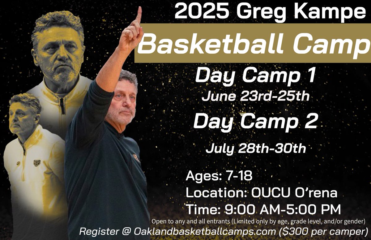 KampeOU's tweet image. Camp starts next week if anyone is looking for something for there son