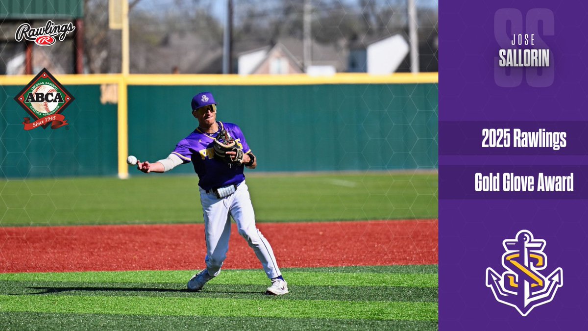 LSUS Athletics (@lsusathletics) on Twitter photo LSUS Shortstop Jose Sallorin Earns to 2025 NAIA Gold Glove Award
Read here: lsusathletics.com/sports/bsb/202β¦
#GeauxPilots #AnchorUp #PerfectionWearsPurple #TheRightWaytoPlay LSUS Shortstop Jose Sallorin Earns to 2025 NAIA Gold Glove Award
Read here: lsusathletics.com/sports/bsb/202β¦
#GeauxPilots #AnchorUp #PerfectionWearsPurple #TheRightWaytoPlay