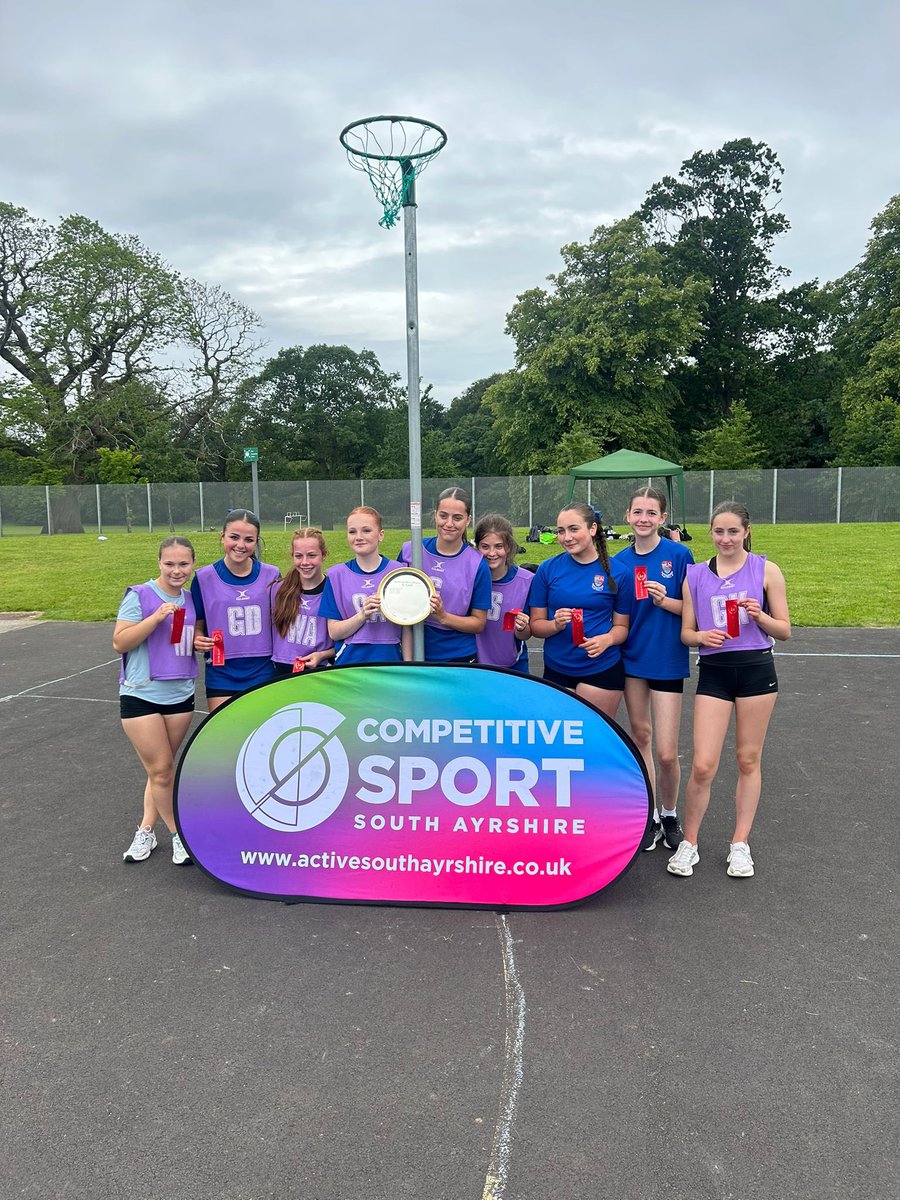 kyleacademy_pe's tweet image. Great day at the South Ayrshire Active Schools Netball festival!
Win for team Kyle in both the S1/2 and S3/4 competition. Well done to everyone involved 👏