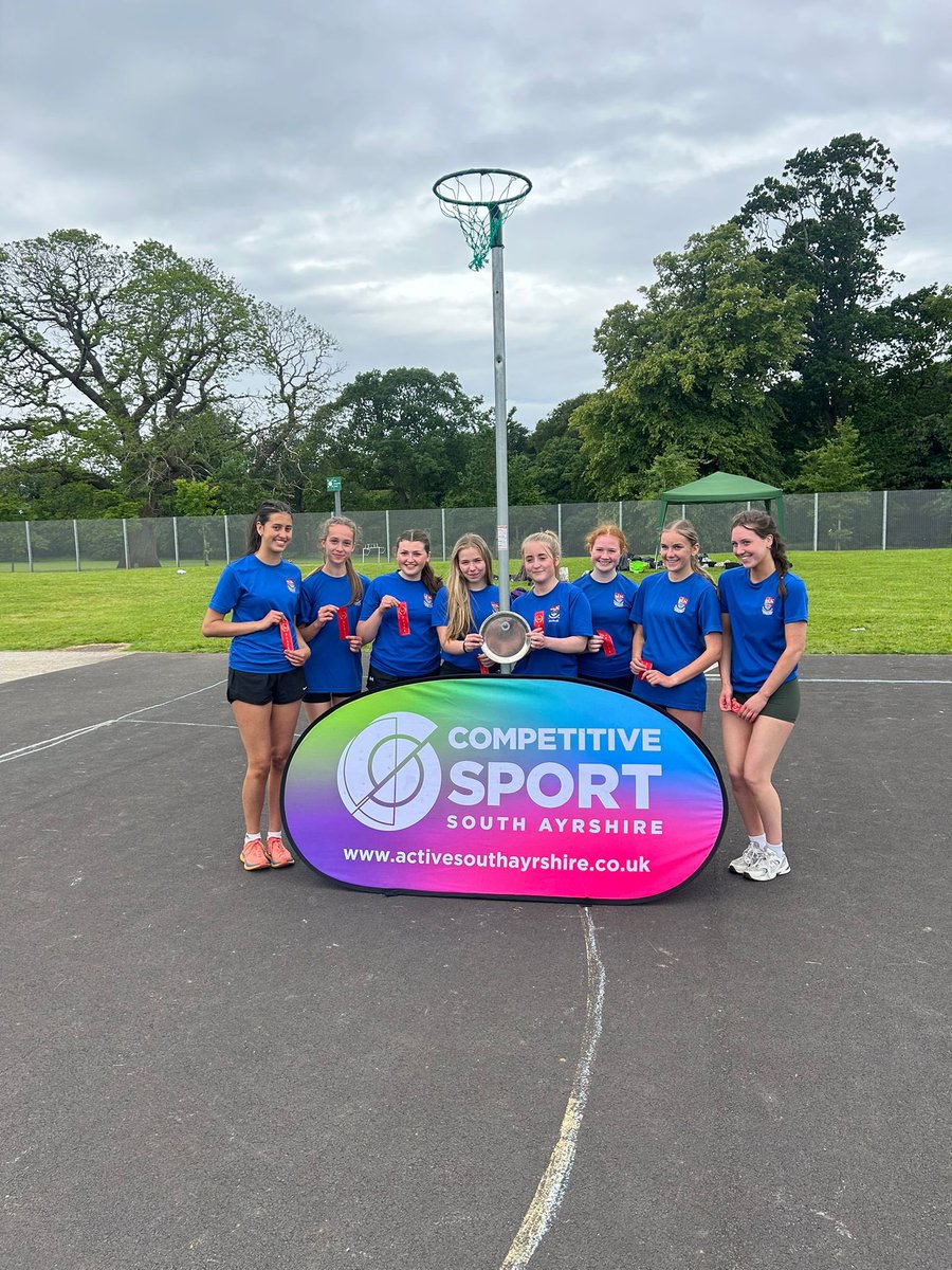 kyleacademy_pe's tweet image. Great day at the South Ayrshire Active Schools Netball festival!
Win for team Kyle in both the S1/2 and S3/4 competition. Well done to everyone involved 👏