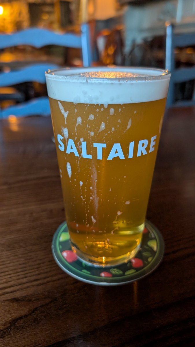 Just back home from holiday, I dumped suitcase and now in the local for a real ale lovely