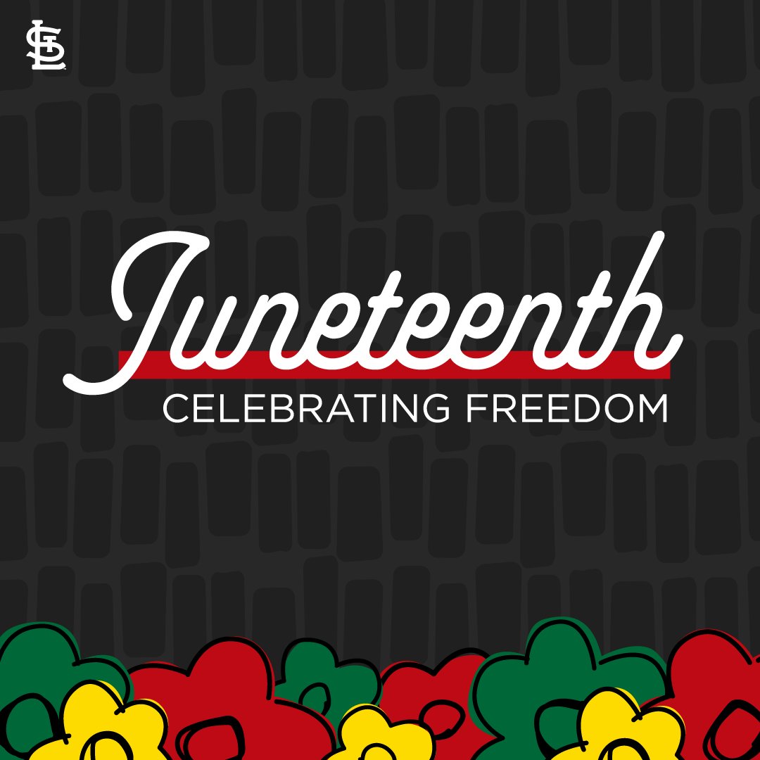 St. Louis Cardinals (@cardinals) on Twitter photo Today, we acknowledge and celebrate Juneteenth, which commemorates the emancipation of enslaved people in the United States. Today, we acknowledge and celebrate Juneteenth, which commemorates the emancipation of enslaved people in the United States.