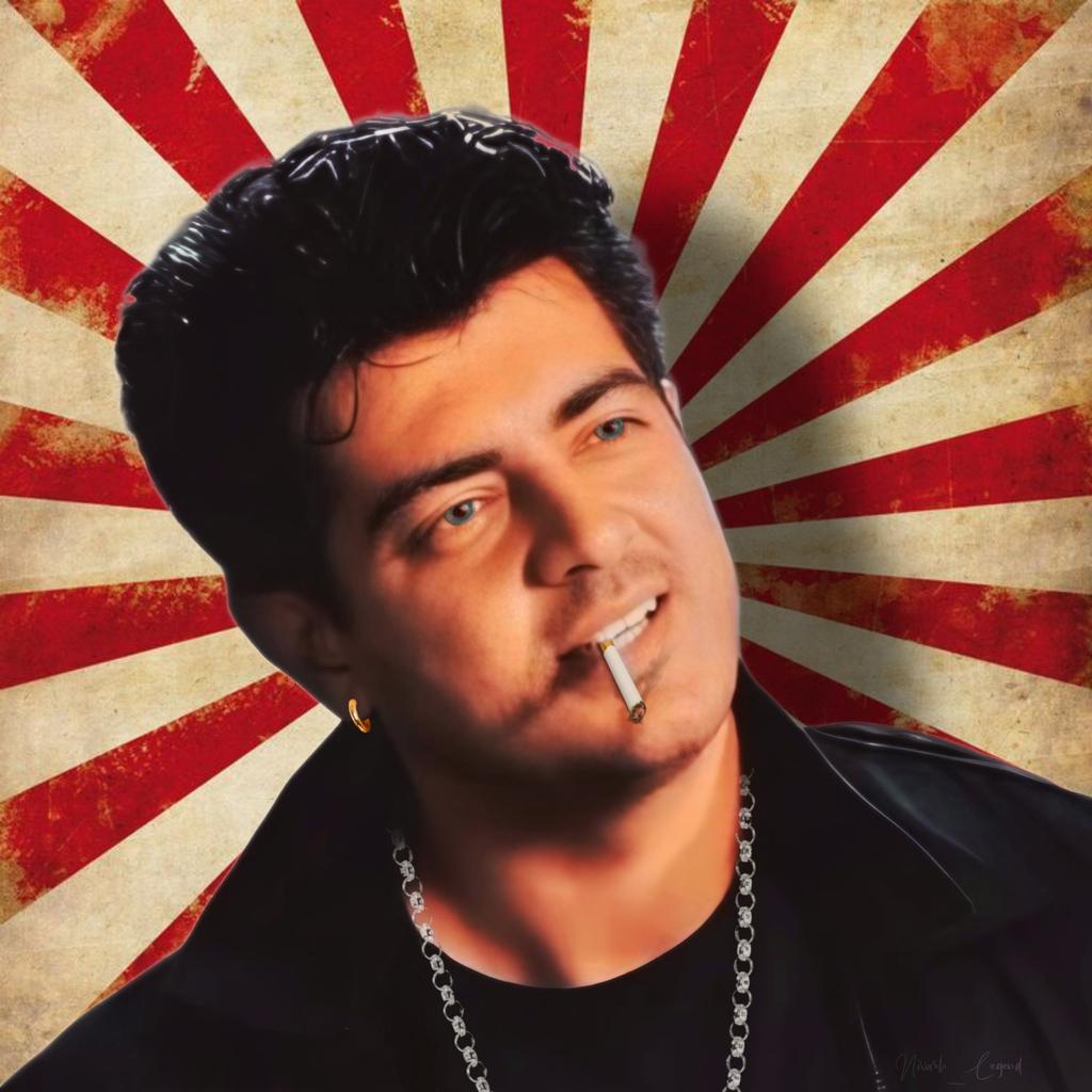 LegendNivash's tweet photo. வத்திக்குச்சி பத்திக்காதுடா...யாரும் வந்து ஒரசுற 🔥 வரையில
#Dp Material #AjithKumar #RetroPic https://t.co/3hSC6opnNS