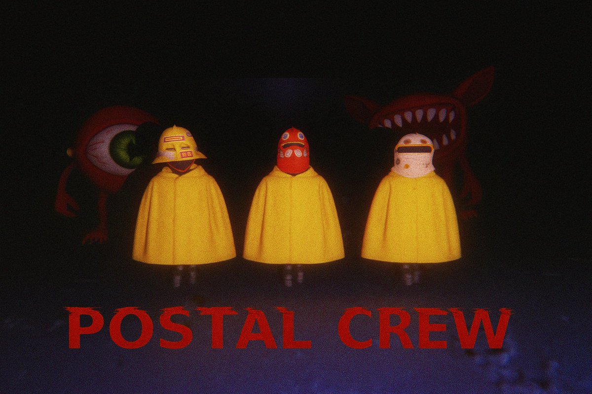 GH0STI_crew's tweet image. We’re GH0STI collective- three devs and one lovely cat - brewing up #PostalCrew, a co-op horror concept with vibes of #LethalCompany, #Repo & #Pilgrim. Follow for further updates and jump scares👻