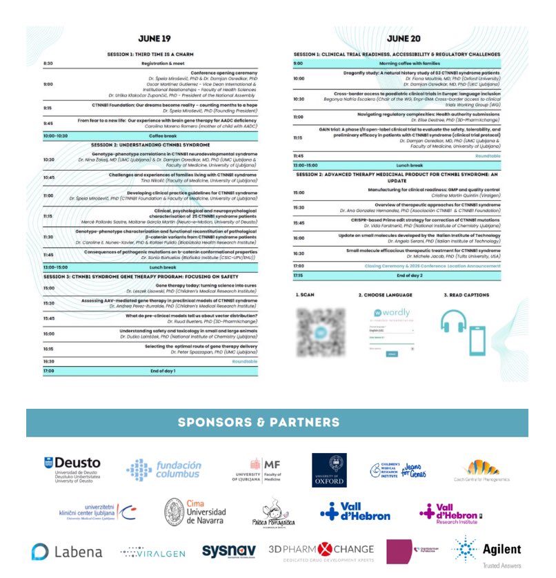 Asociación Ctnnb1 España (@ctnnb1_espana) on Twitter photo Todo listo para dos jornadas excepcionales 🔬🧬 en la <a href="/deusto/">Universidad Deusto - Deustuko Unibertsitatea</a> 🏛️
Gracias CTNNB1 Foundation por hacerlo posible una vez más en nuestro país y poder dar por nuestra parte la bienvenida a tantas familias 🌍 Todo listo para dos jornadas excepcionales 🔬🧬 en la <a href="/deusto/">Universidad Deusto - Deustuko Unibertsitatea</a> 🏛️
Gracias CTNNB1 Foundation por hacerlo posible una vez más en nuestro país y poder dar por nuestra parte la bienvenida a tantas familias 🌍