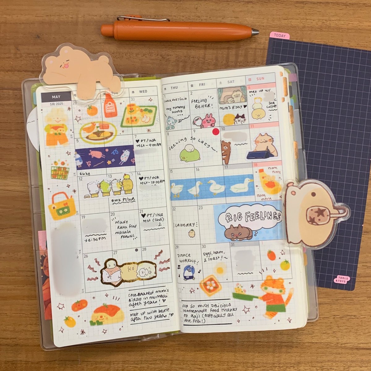 May in the Hobonichi Weeks 💛