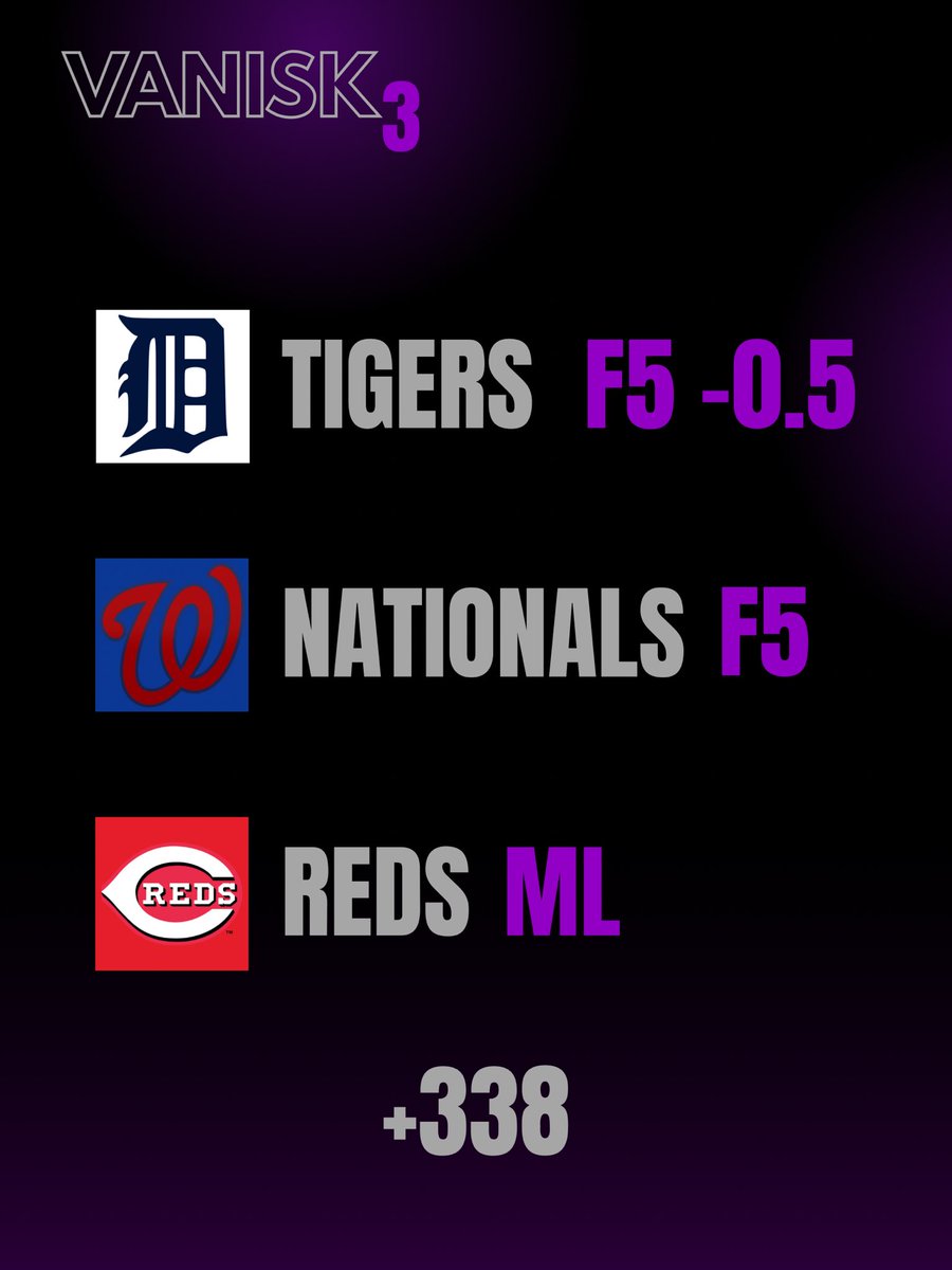 Dog days of summer? ☀️

NHL has officially ended, time to hit the diamond 

Lets cash 🫡