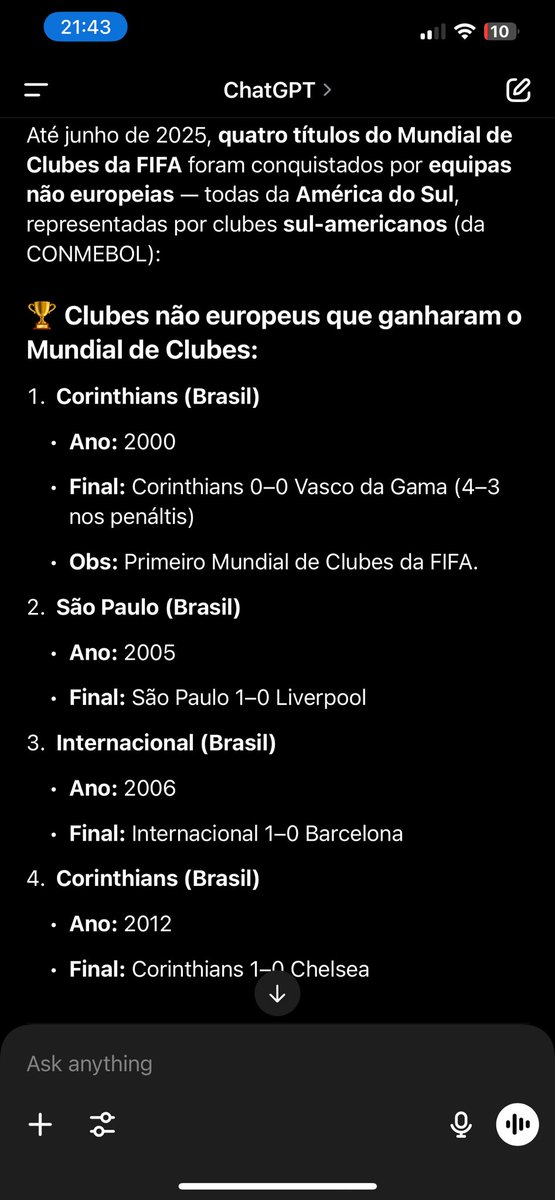 Isto não deveria ser suficiente para acabar com qualquer discussão? 🤔