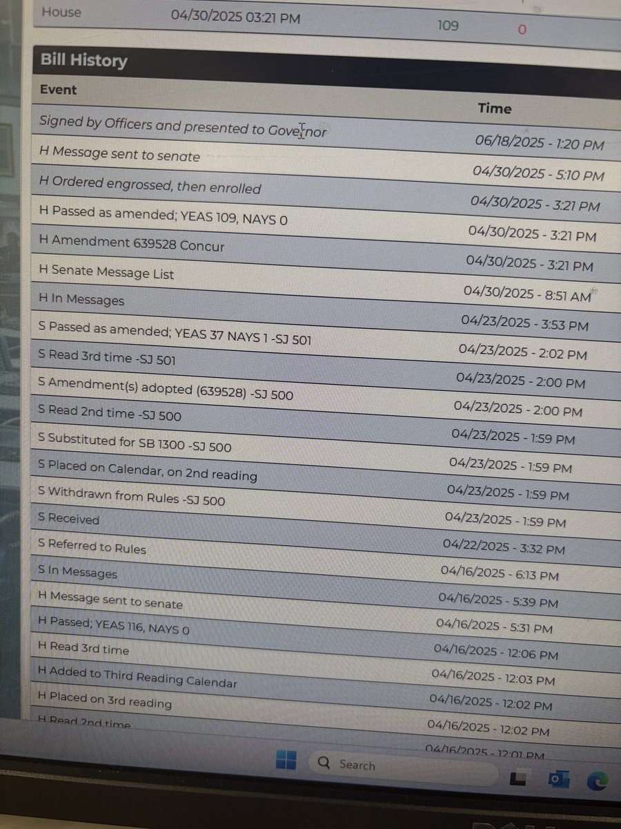 The wait begins. Will he sign or veto it. The Florida House today sent HB 1143, the bill to ban oil drilling along the Apalachicola River, to Gov . DeSantis.