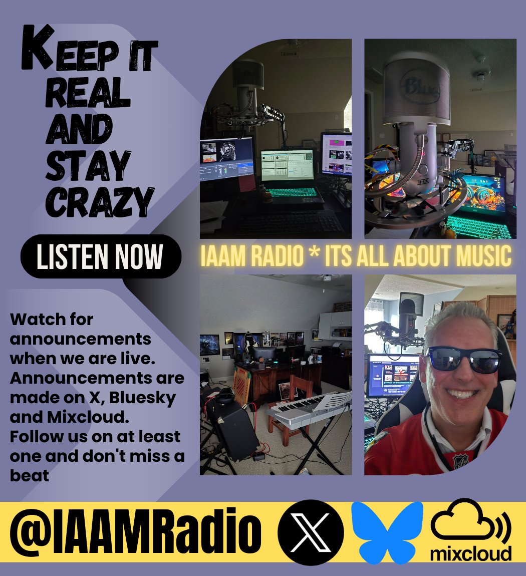 Overlord of ALL Music (@band_ol) on Twitter photo It's All About Music
X <a href="/IAAMRadio/">🎙It's All About Music (IAAM Radio)🍻</a>
Bluesky iaamradio.bsky.social
Mixcloud Live: Livestreams and mainpage mixcloud.com/live/ItsAllAbo…
Webpage: iaamradio.com It's All About Music
X <a href="/IAAMRadio/">🎙It's All About Music (IAAM Radio)🍻</a>
Bluesky iaamradio.bsky.social
Mixcloud Live: Livestreams and mainpage mixcloud.com/live/ItsAllAbo…
Webpage: iaamradio.com