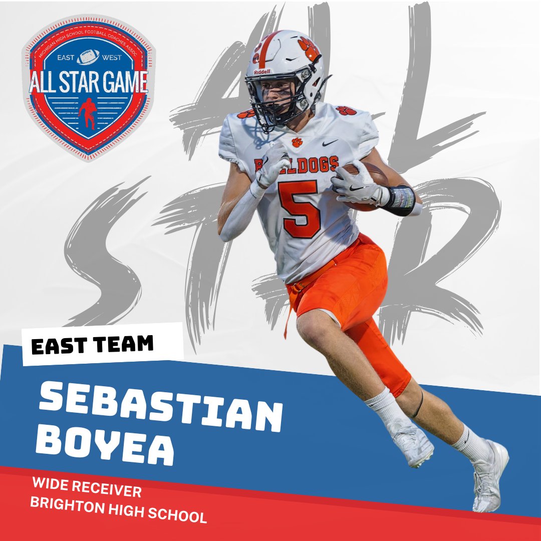 Brighton Football (@godogs_football) on Twitter photo A huge congratulations to our own Sebastian Boyea who will be playing in the East/West All-Star Game this Saturday, June 21st, 7:30pm at Lawrence Tech!
If you cannot make it down to the game in person, it will be broadcast on <a href="/Local4News/">Local 4 WDIV Detroit</a> WDIV. A huge congratulations to our own Sebastian Boyea who will be playing in the East/West All-Star Game this Saturday, June 21st, 7:30pm at Lawrence Tech!
If you cannot make it down to the game in person, it will be broadcast on <a href="/Local4News/">Local 4 WDIV Detroit</a> WDIV.