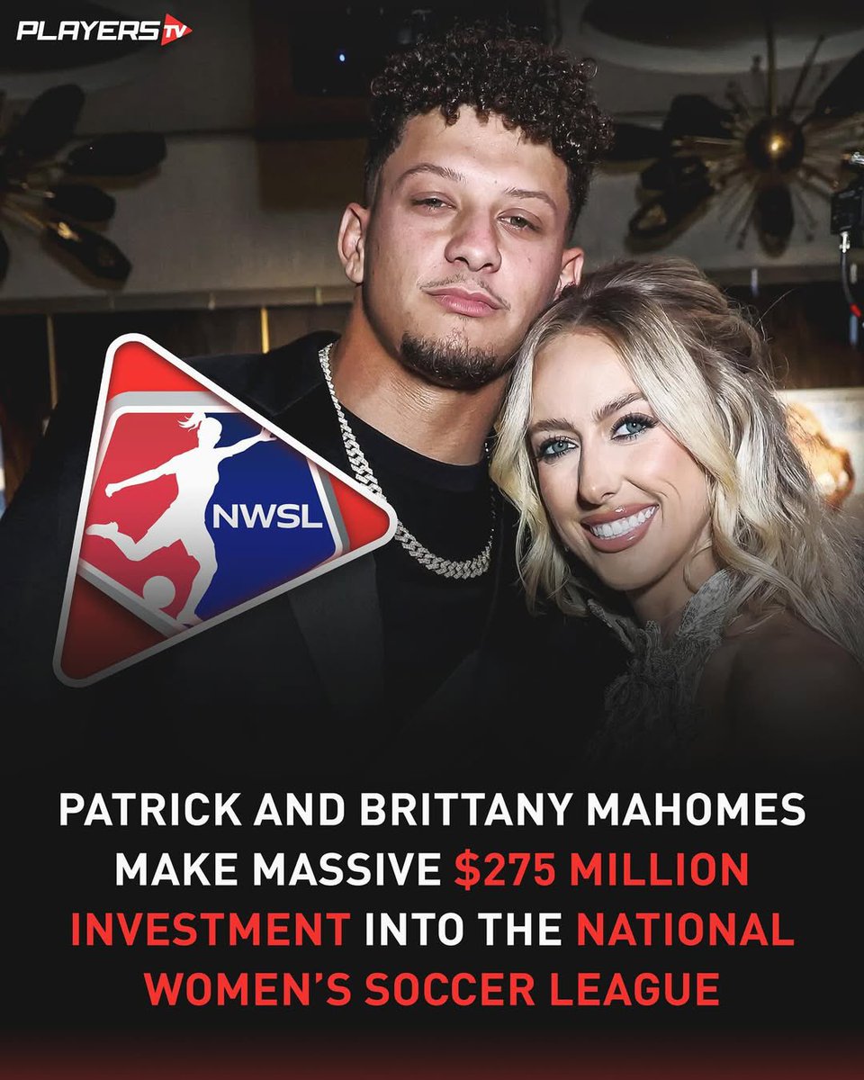 Good lord! That’s incredible. So glad to see Patrick and Brittany Mahomes investing in women’s sports.