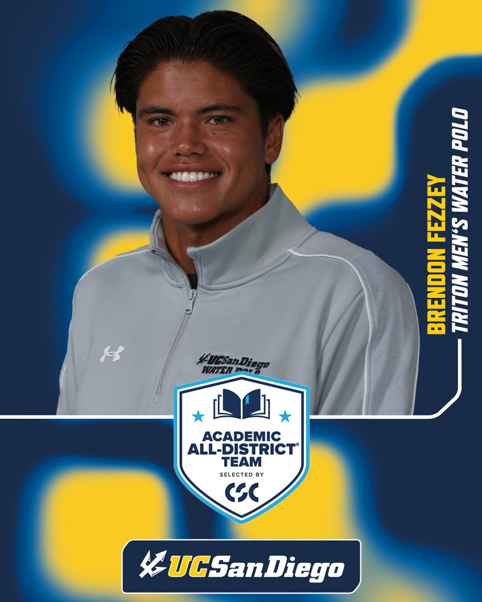 UCSDmwp's tweet image. Congrats to our three Tritons that earned CSC Academic All-District recognition - nice work fellas!
#GoTritons