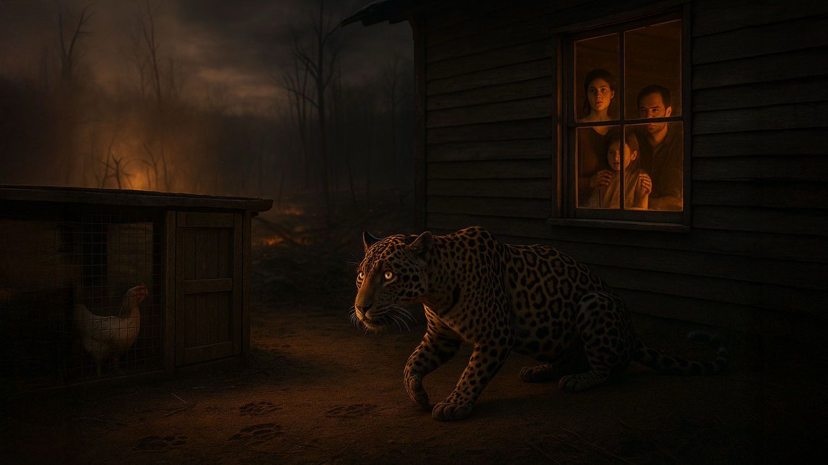 Fires in Brazil’s Pantanal are driving hungry jaguars into villages. Locals are losing pets, sleep—and sometimes their lives. But many still want to protect these big cats. Their courage deserves support. Read how we can coexist ➡️ bigcatrescue.org/conservation-n… #JaguarConservation