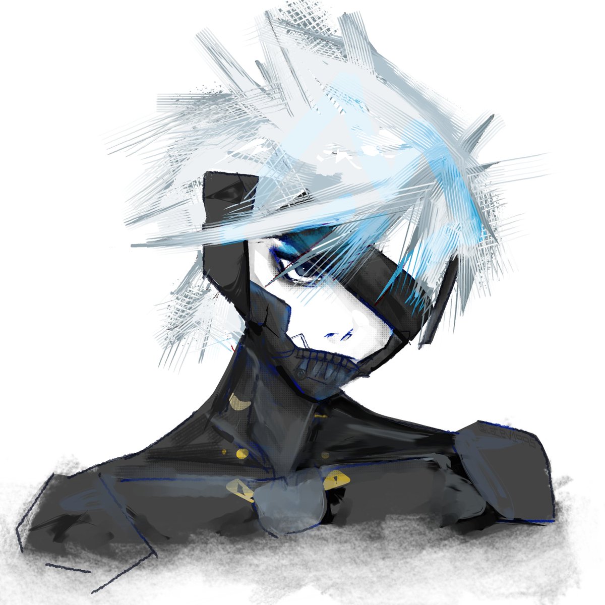 iatev1995's tweet image. Raiden😳😳#MetalGearRising #MGR