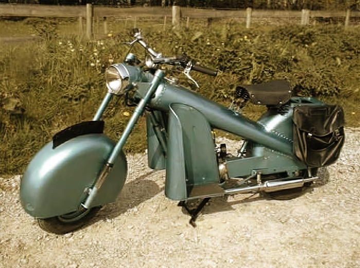 QuirkyRides's tweet image. #1950s #Bond #minibike