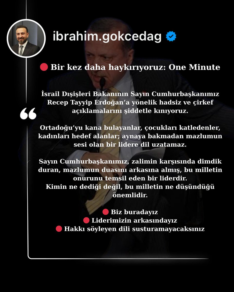 ibrahim GÖKÇEDAĞ (@ibrahimgokcedg) on Twitter photo 🔴 Bir kez daha haykırıyoruz: One Minute
<a href="/omerrcelik/">Ömer Çelik</a> <a href="/abuyukgumus/">Ahmet Büyükgümüş</a>
<a href="/ozmehmetemin/">Mehmet Emin Öz</a> <a href="/Tamer_Dagli/">Tamer Dağlı 🇹🇷</a> <a href="/KaramikSunay/">Sunay Karamık</a> <a href="/abdullahdogru01/">Abdullah Doğru</a> <a href="/farukaytek/">Faruk Aytek</a> 🔴 Bir kez daha haykırıyoruz: One Minute
<a href="/omerrcelik/">Ömer Çelik</a> <a href="/abuyukgumus/">Ahmet Büyükgümüş</a>
<a href="/ozmehmetemin/">Mehmet Emin Öz</a> <a href="/Tamer_Dagli/">Tamer Dağlı 🇹🇷</a> <a href="/KaramikSunay/">Sunay Karamık</a> <a href="/abdullahdogru01/">Abdullah Doğru</a> <a href="/farukaytek/">Faruk Aytek</a>