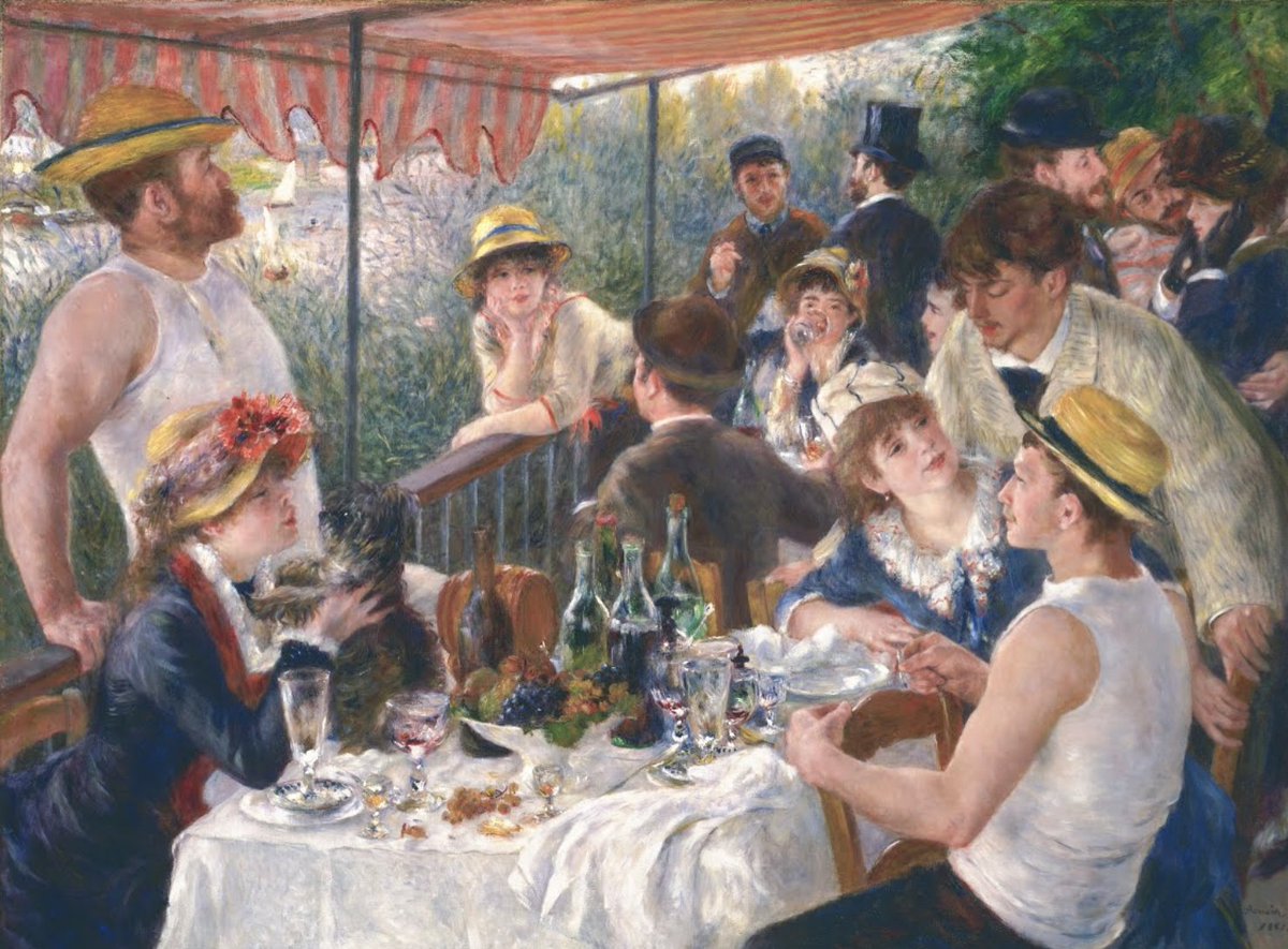 gradychambers87's tweet image. Spent 10 minutes this afternoon admiring the aesthetics of men in Renoir paintings and now I own a straw hat 🤦♀️