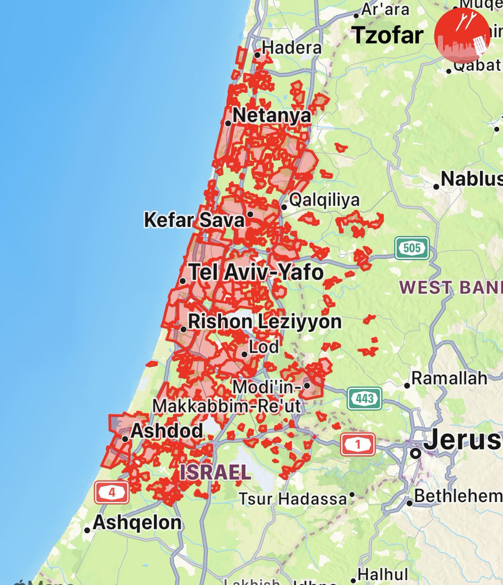 🔴 The IDF has detected a missile launch from Iran