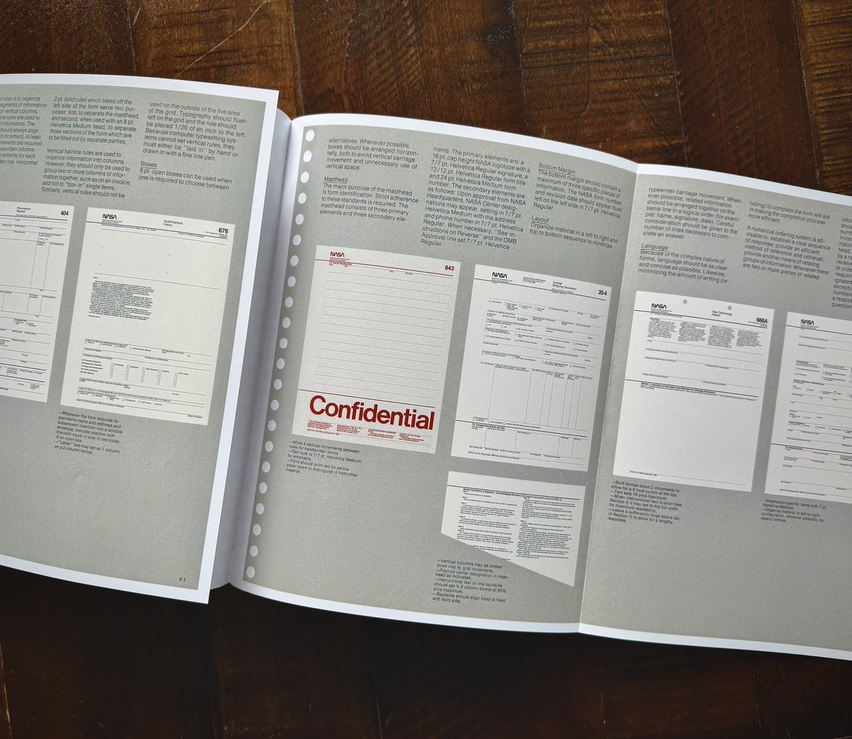 Just arrived. <a href="/NASA/">NASA</a> Graphics Standards Manual. 

Original 1975 scans of Richard Danne’s personal copy, features all grid requirements, colors and placement rules for the entire “nasa worm” branding project. 

🤘😍🤘