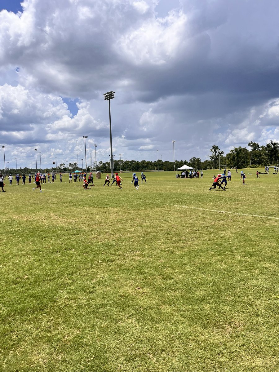 The team went to FSU 7v7 tournament making all the way to FINAL FOUR against some of the talented teams in the area. The players got to showcase their skills in front of the FSU staff in their indoor facility. Great Job everyone! #gobigred <a href="/Coach_Norvell/">Mike Norvell</a>
