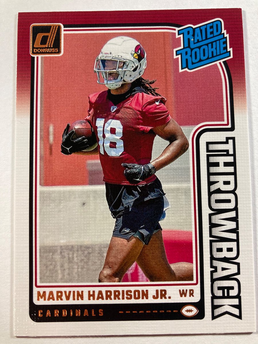 🎁Appreciation Day Giveaway🎁

Winner Announced Saturday

🔥Marvin Harrison Jr Throwback Rated Rookie Card

To enter
1. Follow
2. Retweet
3. Like