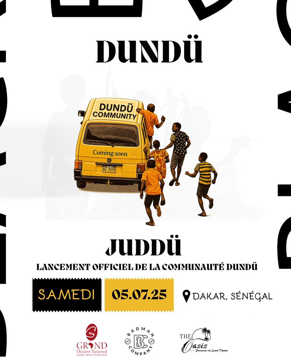 Dunducommunity's tweet photo. Loin de tout, ils courent derrière un vieux car, comme on court après un rêve. 

Un rêve d’espoir, de réalisation, de lumière. Un rêve qui réunit les âmes créatives, les esprits libres, les cœurs engagés…

Ce rêve a un nom : Dundü. https://t.co/7BvFFfXvAo