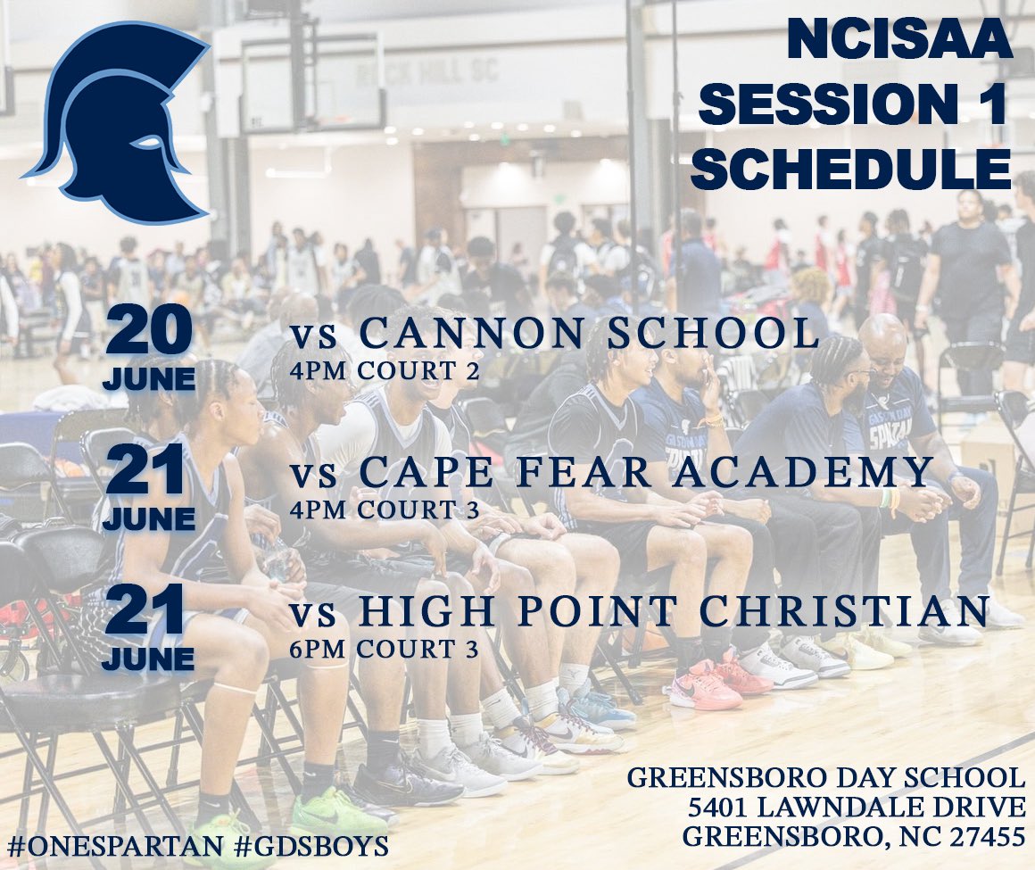 Always grateful for an opportunity to compete! Coaches, we will be in Greensboro this weekend competing in the <a href="/NCISAA1/">NCISAA</a> Live Session. Please send us a DM if you have any questions. 

#OneSpartan #GDBoys