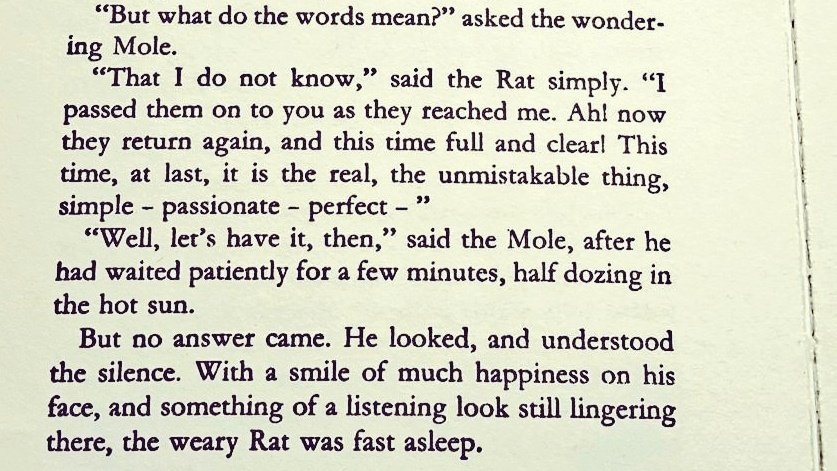 One of the greatest chapters ever written in the English language. 🥹