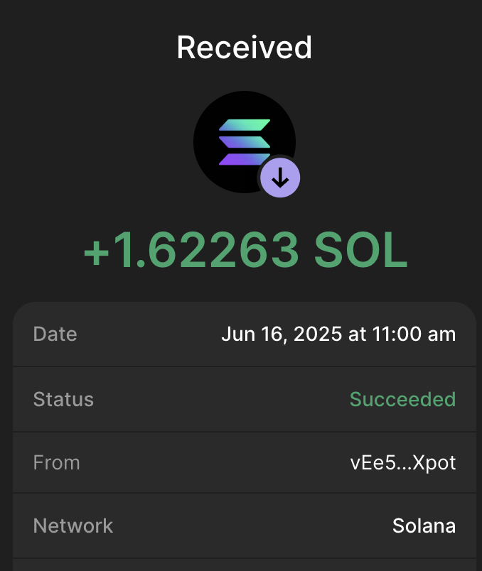 catnip (โจ/โญ๐๐/๐ฆ) (@lookupcatnip) on Twitter photo i won the <a href="/ballonsolana/">powerball on solana</a> which i forgot i held 4 tickets on a side wallet.
Thanks for the tiny stimmy ball, makes up for the losses on the chart. Thought it was a scam, but guess its not! i won the <a href="/ballonsolana/">powerball on solana</a> which i forgot i held 4 tickets on a side wallet.
Thanks for the tiny stimmy ball, makes up for the losses on the chart. Thought it was a scam, but guess its not!